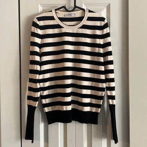 Black and white stripe Zara sweater